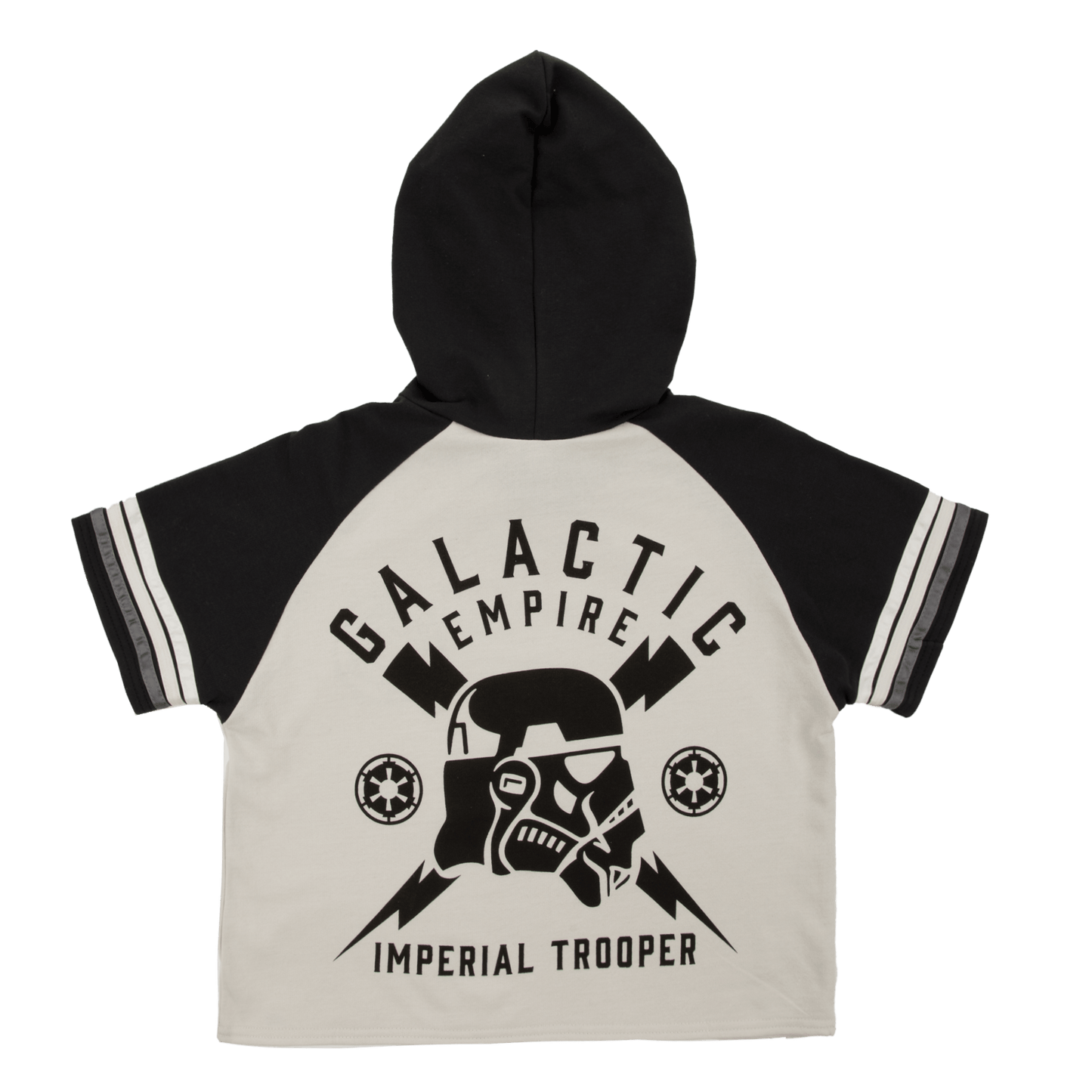 Imperial Trooper Cropped Short Sleeve Hoodie