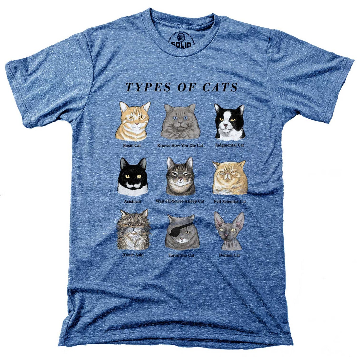 Types of Cats T-Shirt