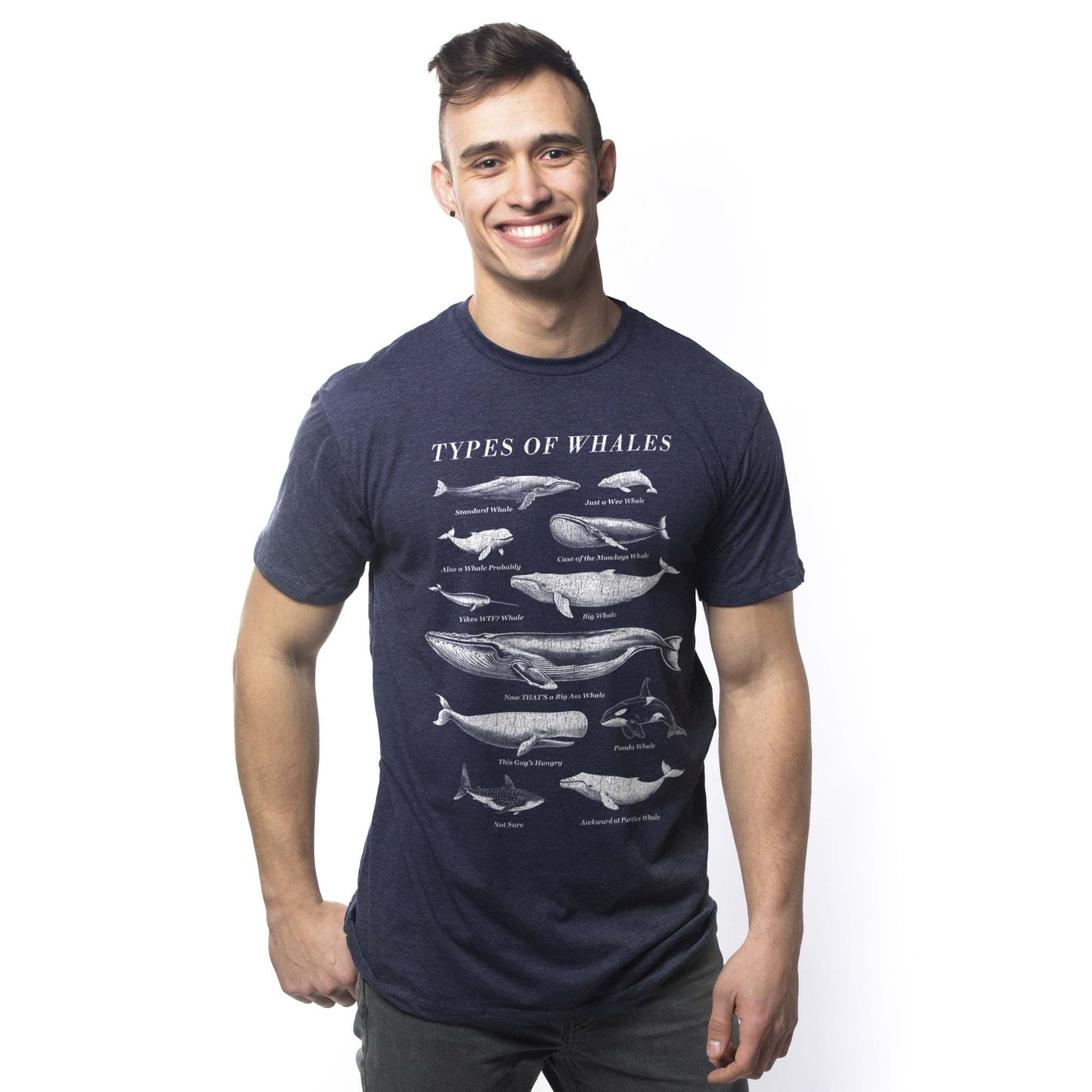 Types of Whales T-Shirt