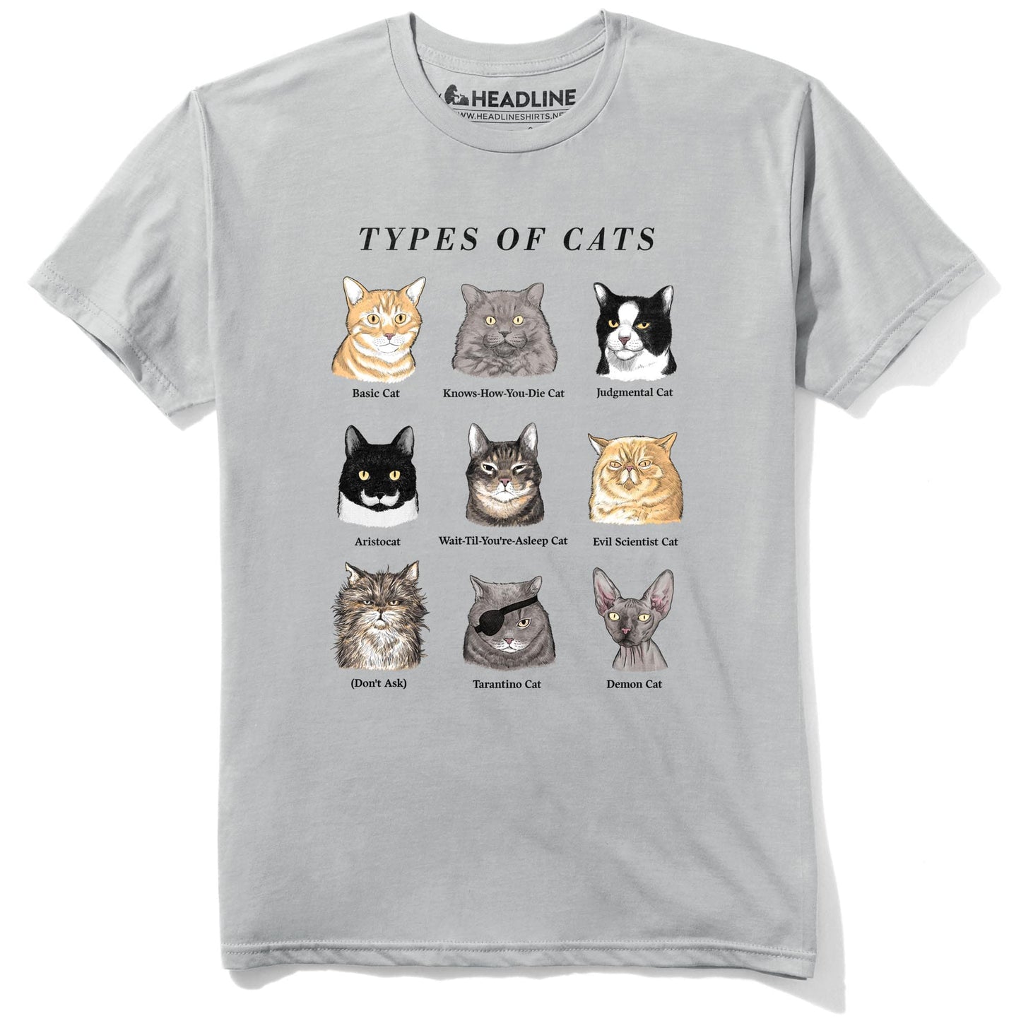 Types of Cats T-Shirt
