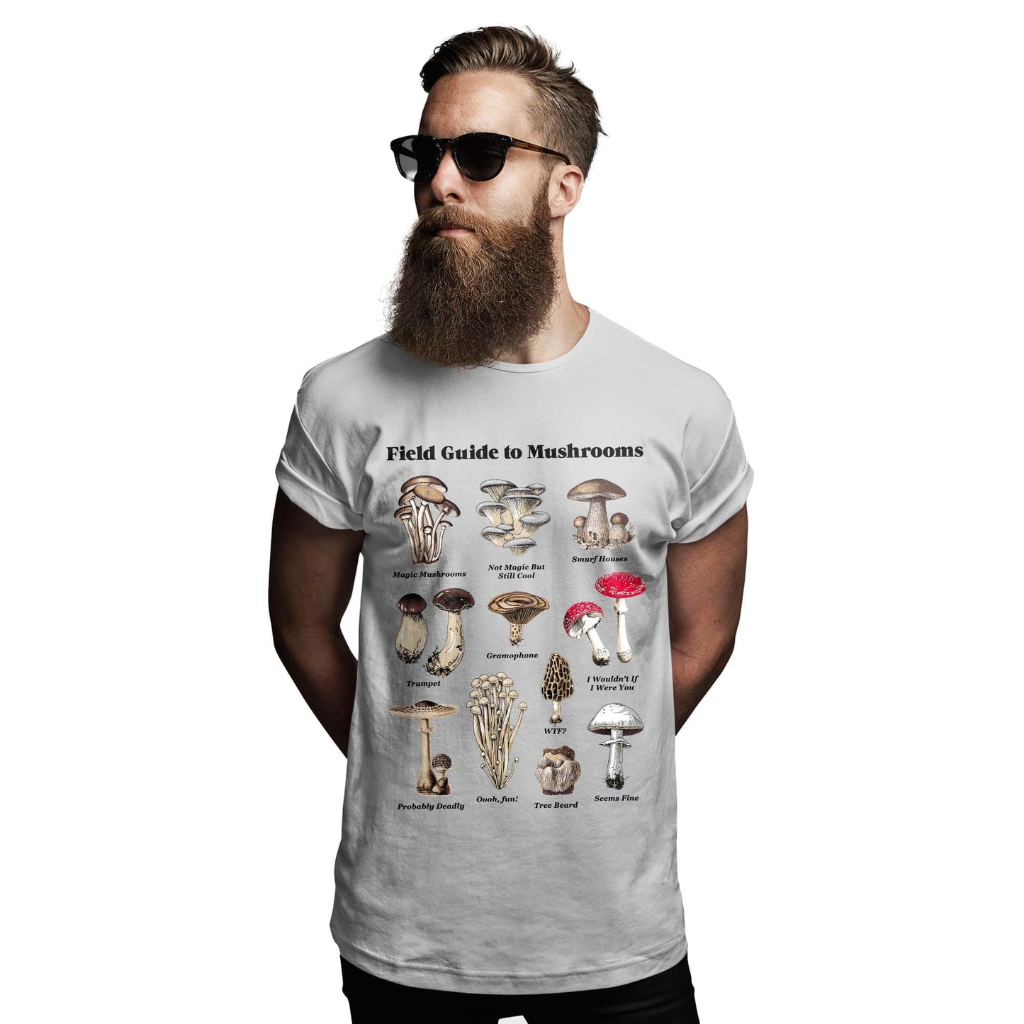 Field Guide to Mushrooms T-Shirt