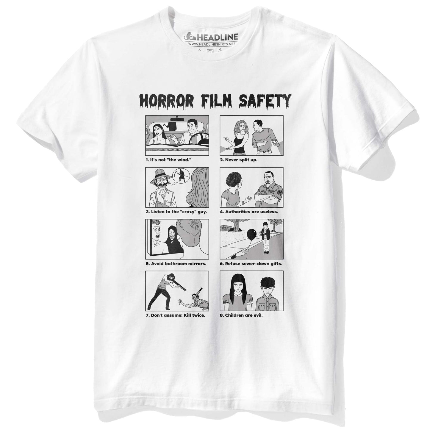 Horror Film Safety Guide T-Shirt