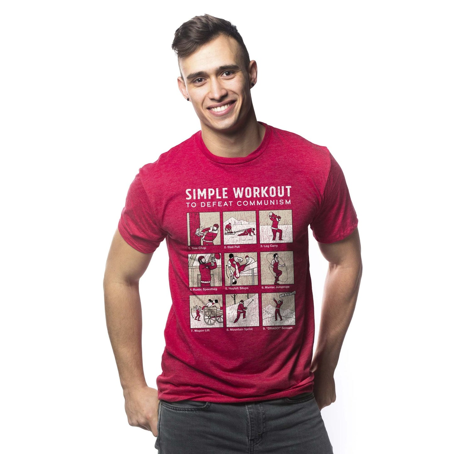 Simple Workout to Defeat Communism T-Shirt