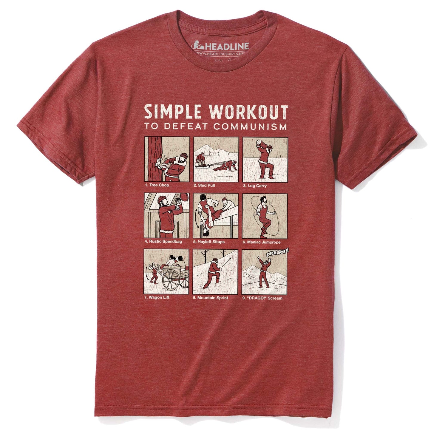 Simple Workout to Defeat Communism T-Shirt
