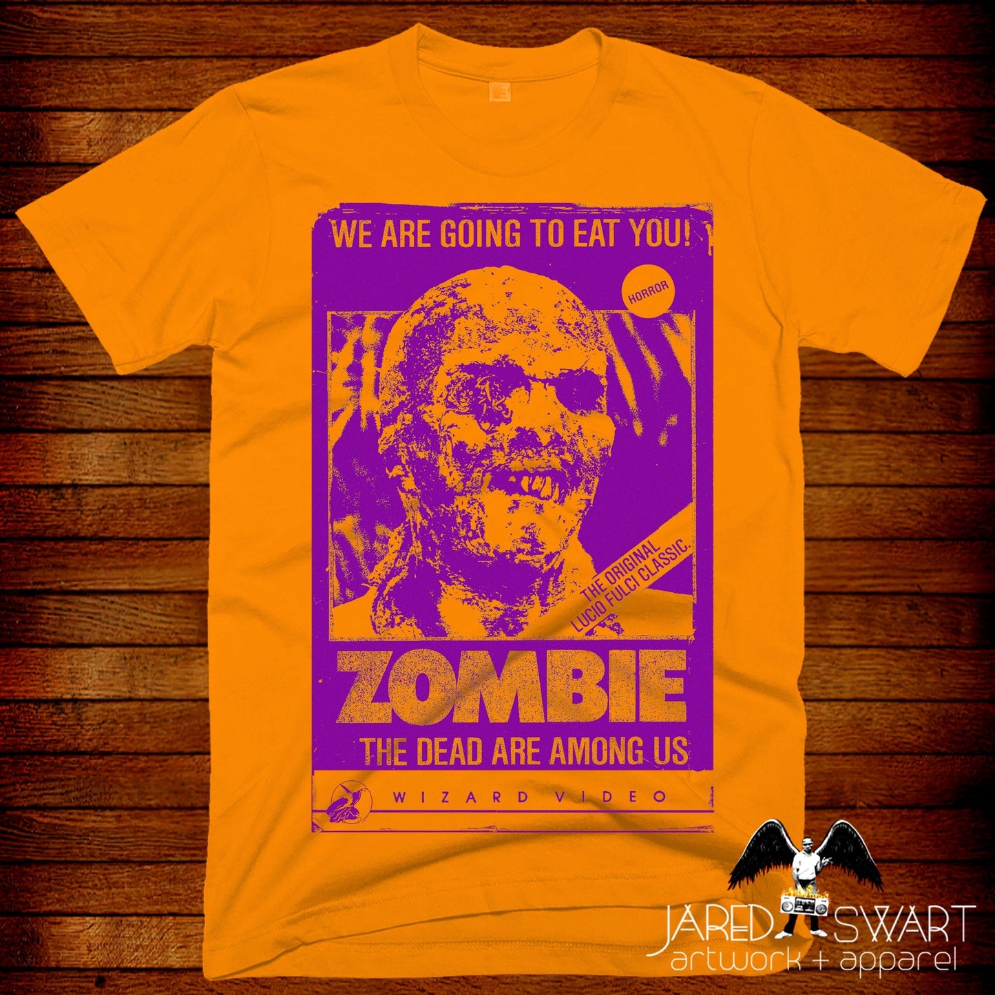 Zombie wizard vhs big box T-shirt Horror Candy series