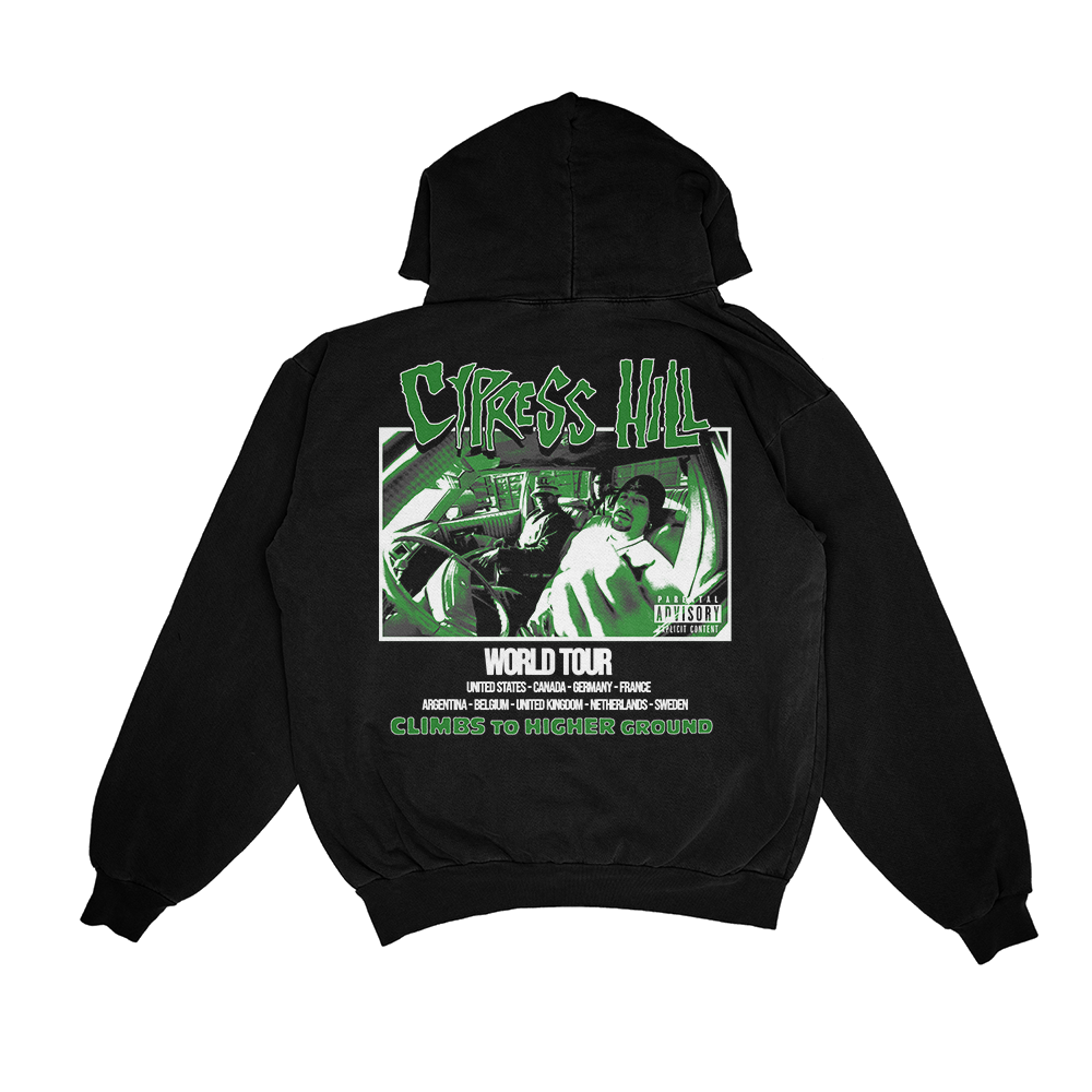 CYPRESS HILL HEAVYWEIGHT BLACK HOODIE