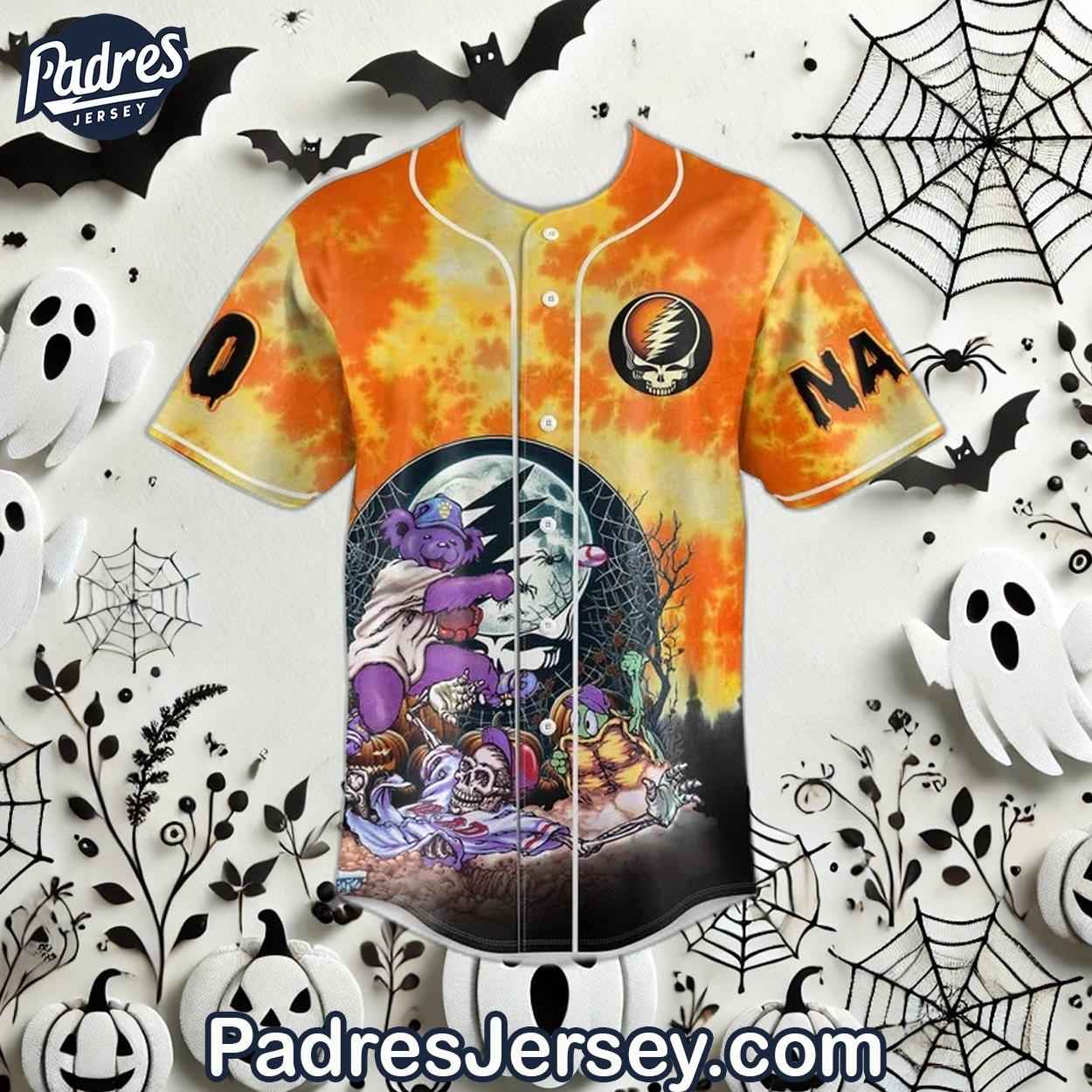 Halloween Grateful Dead Steal Your Soul Custom Baseball Jersey - Padres Jersey Oasis: Elevate Your Baseball Style Game