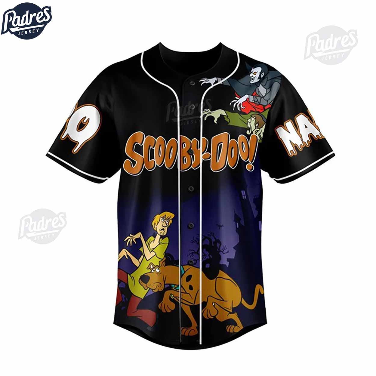Halloween Scooby Doo Where Are You Custom Baseball Jersey - Padres Jersey Oasis: Elevate Your Baseball Style Game