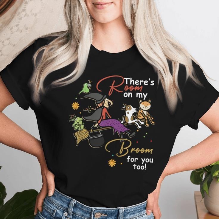 Halloween There's Room On My Broom For You Too Teacher T-shirt