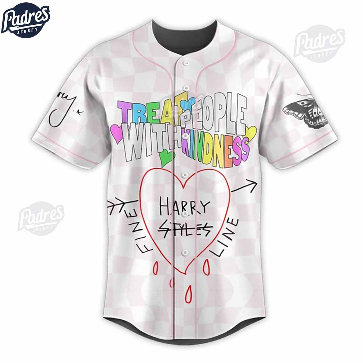 Harry Styles Custom Baseball Jersey - Padres Jersey Oasis: Elevate Your Baseball Style Game