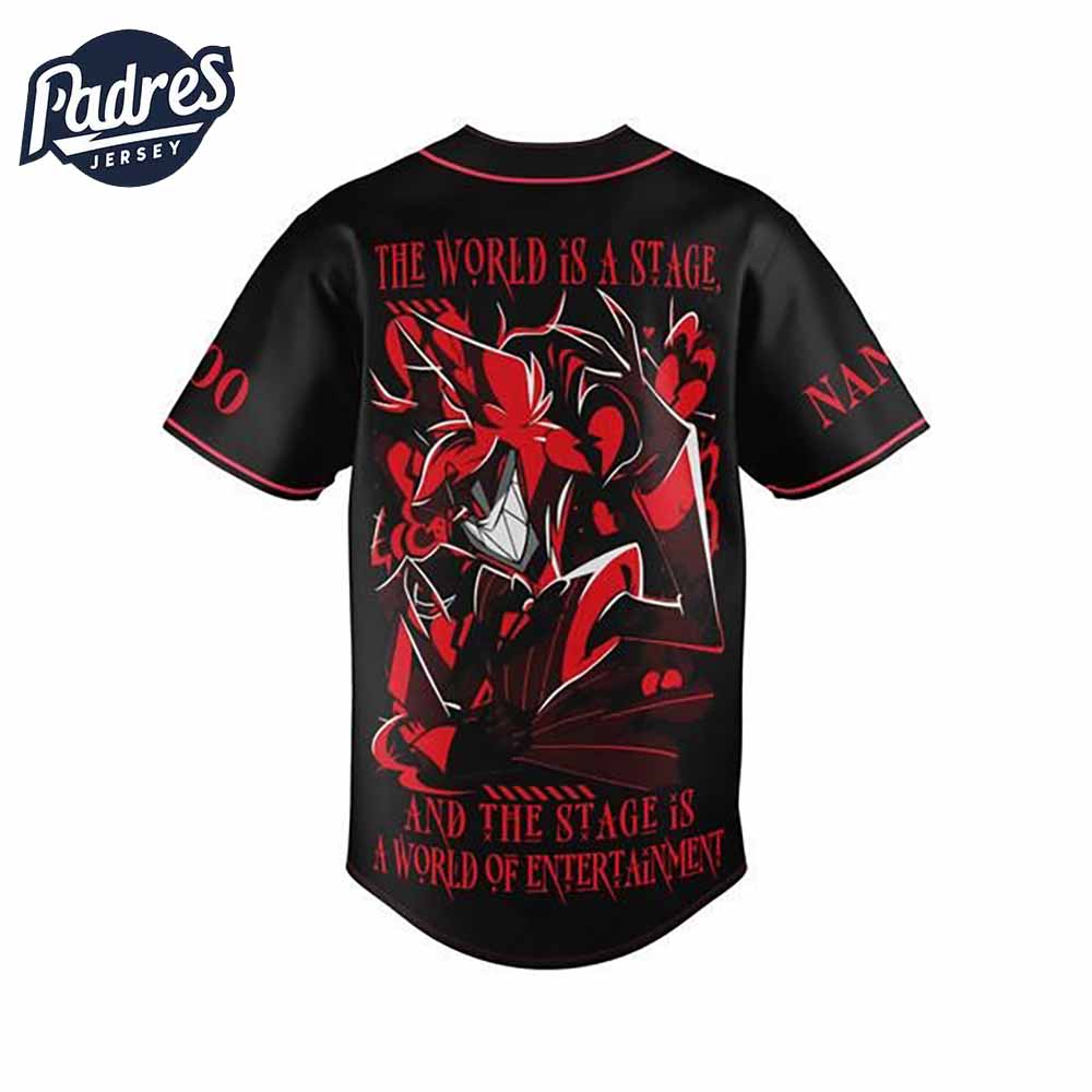 Hazbin Hotel Alastor Custom Baseball Jersey - Padres Jersey Oasis: Elevate Your Baseball Style Game