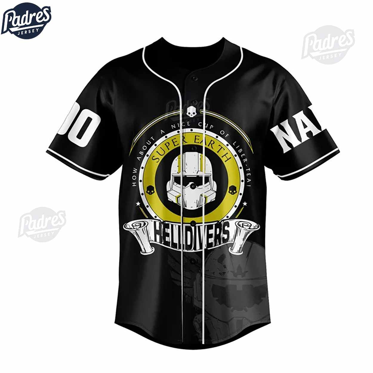 Helldivers For Democracy Custom Baseball Jersey - Padres Jersey Oasis: Elevate Your Baseball Style Game