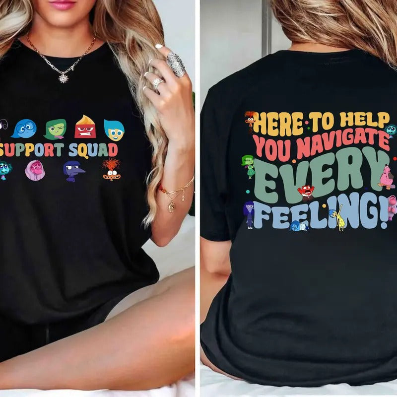 Here to Help You Navigate Every Feeling Shirt, Teacher Shirt,BCBA Shirt