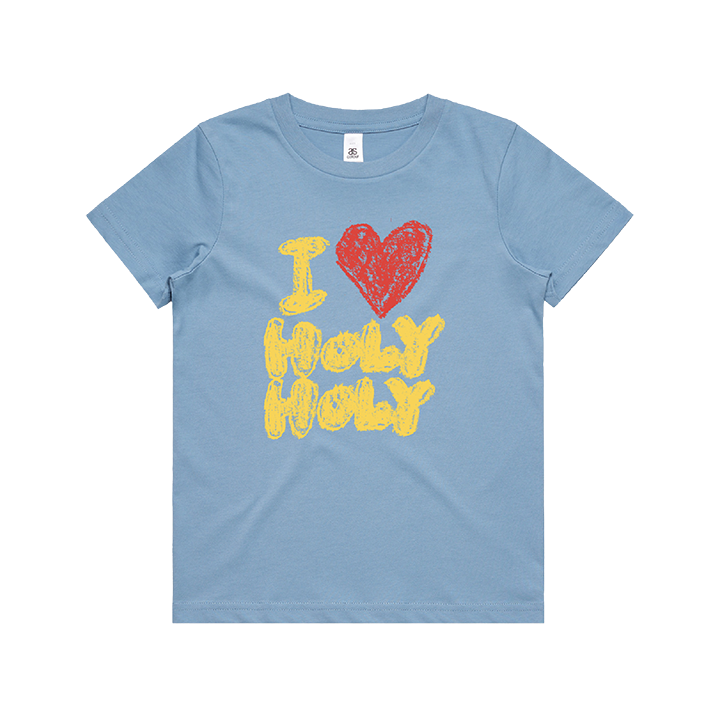 Holy Holy / I Love Holy Holy Kids Tee (Blue)