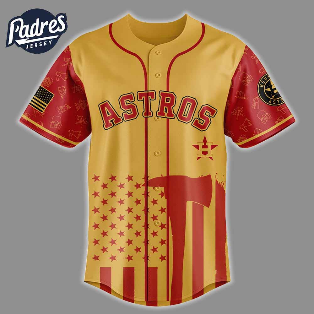 Houston Astros Firefighter Appreciation Night 2025 Baseball Jersey - Padres Jersey Oasis: Elevate Your Baseball Style Game