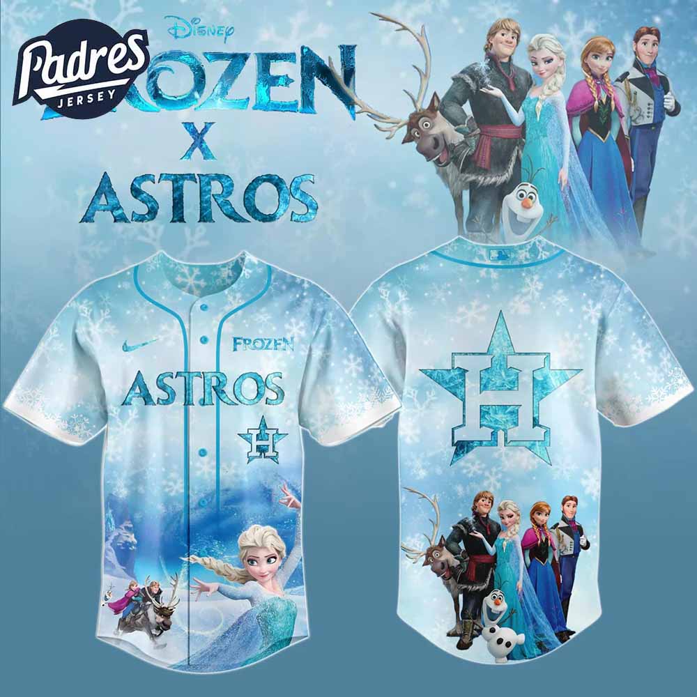 Houston Astros x Frozen Baseball Jersey 2025 - Padres Jersey Oasis: Elevate Your Baseball Style Game