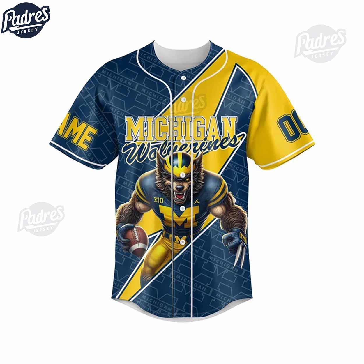 I Am Die Hard Fan Your Approval Is Not Required Michigan Wolverines Custom Baseball Jersey - Padres Jersey Oasis: Elevate Your Baseball Style Game