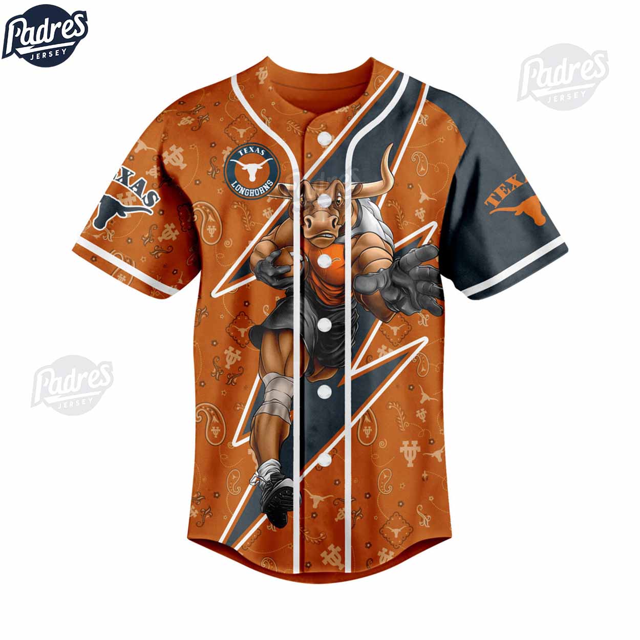 I Am Die Hard Fan Your Approval Is Not Required Texas Longhorns Football Baseball Jersey - Padres Jersey Oasis: Elevate Your Baseball Style Game