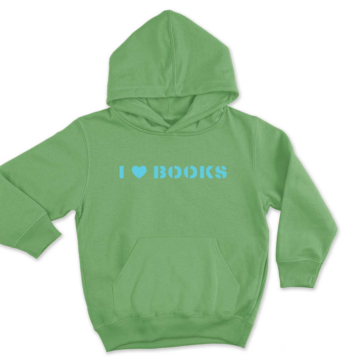 I Heart Books Kids Hoodie