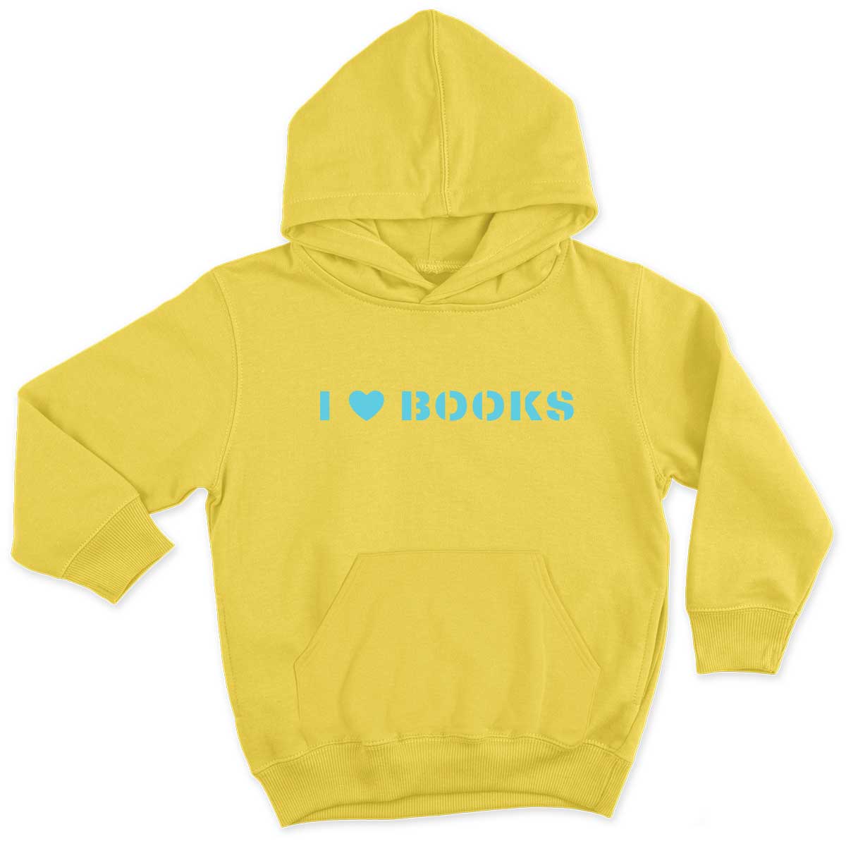 I Heart Books Kids Hoodie
