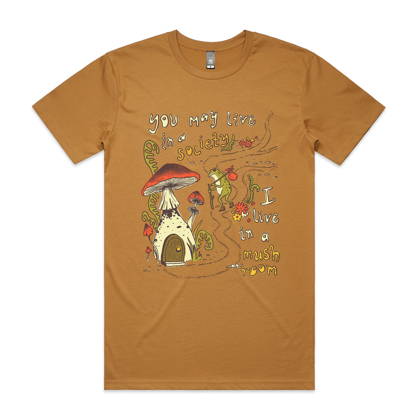 I Live In A Mushroom Tee
