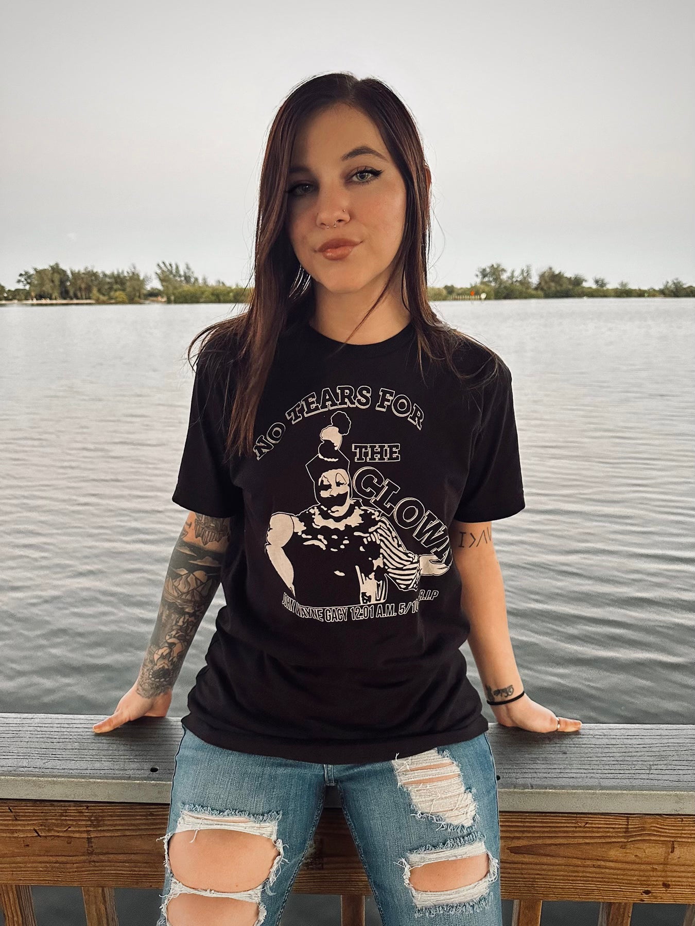 John Wayne Gacy Ã¢â‚¬Å“No Tears for the ClownÃ¢â‚¬Â T-Shirt
