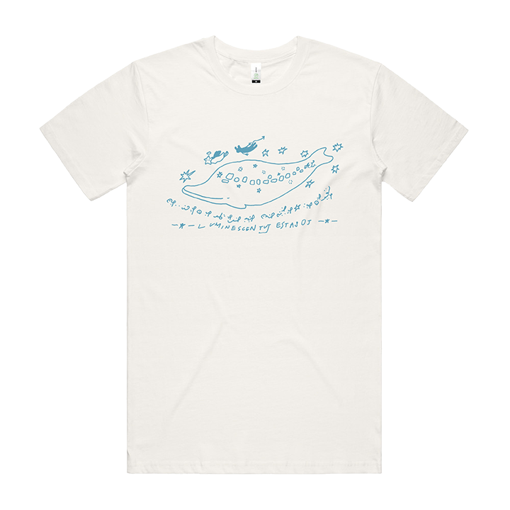 Ichiko Aoba / Twinkle Whale Tee (Natural)