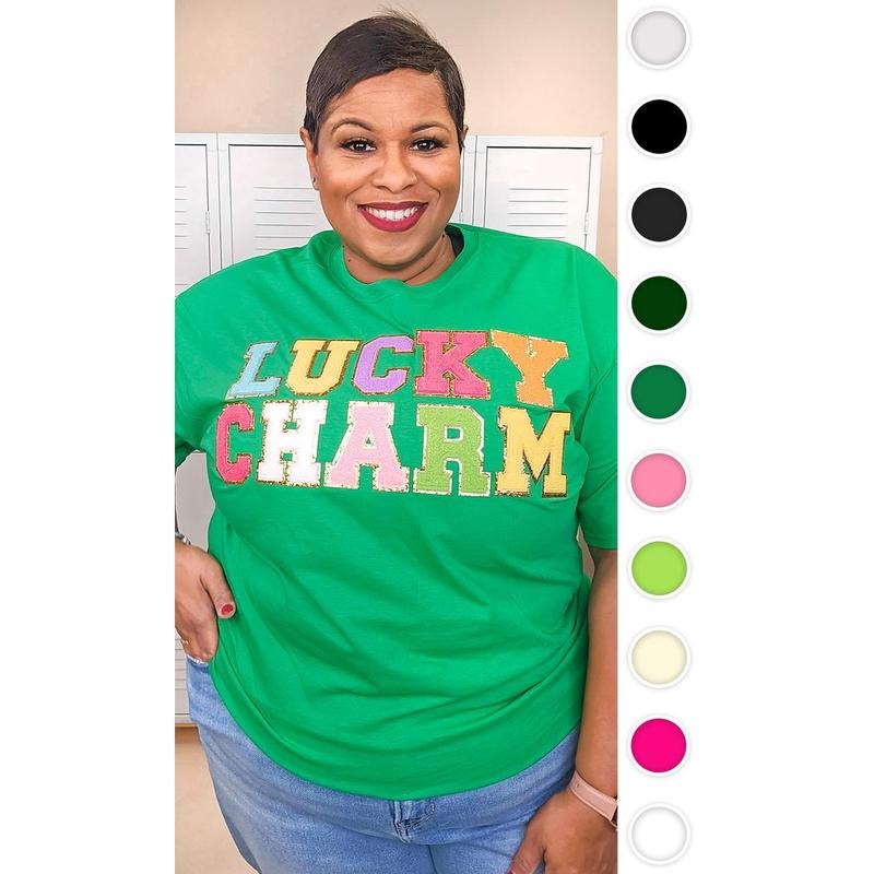 Ideal Chenille Lucky Charm Adult T-Shirt