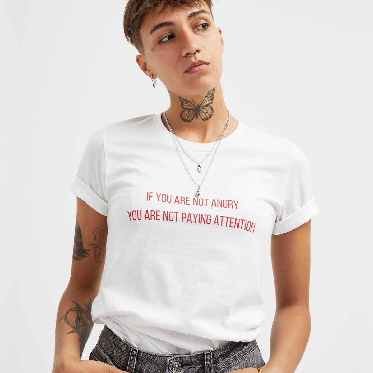 If You Are Not Angry You Are Not Paying Attention T-Shirt