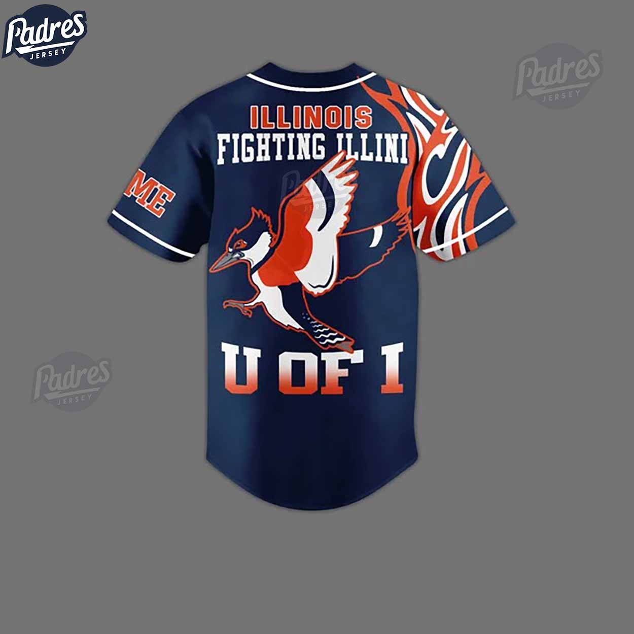 Illinois Fighting Illini Basketball Team Custom NCAA Baseball Jersey - Padres Jersey Oasis: Elevate Your Baseball Style Game