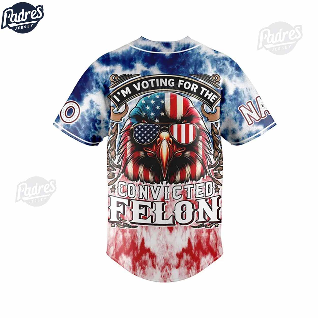 I'm Voting For Trump Custom Baseball Jersey - Padres Jersey Oasis: Elevate Your Baseball Style Game