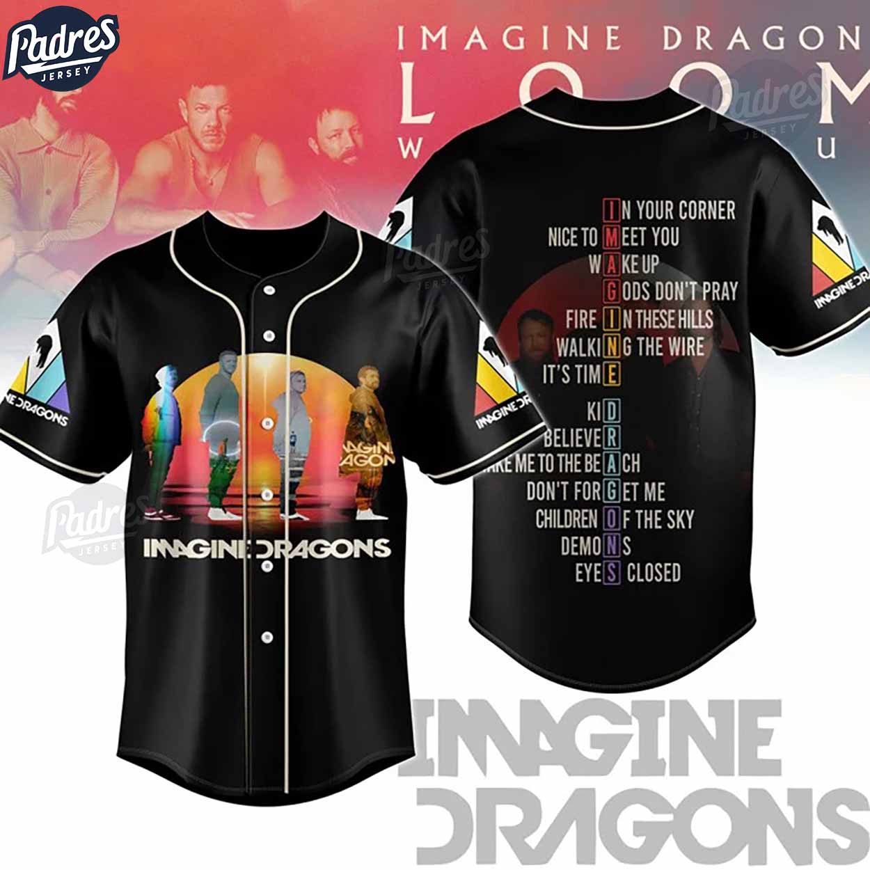 Imagine Dragons Baseball Jersey - Padres Jersey Oasis: Elevate Your Baseball Style Game