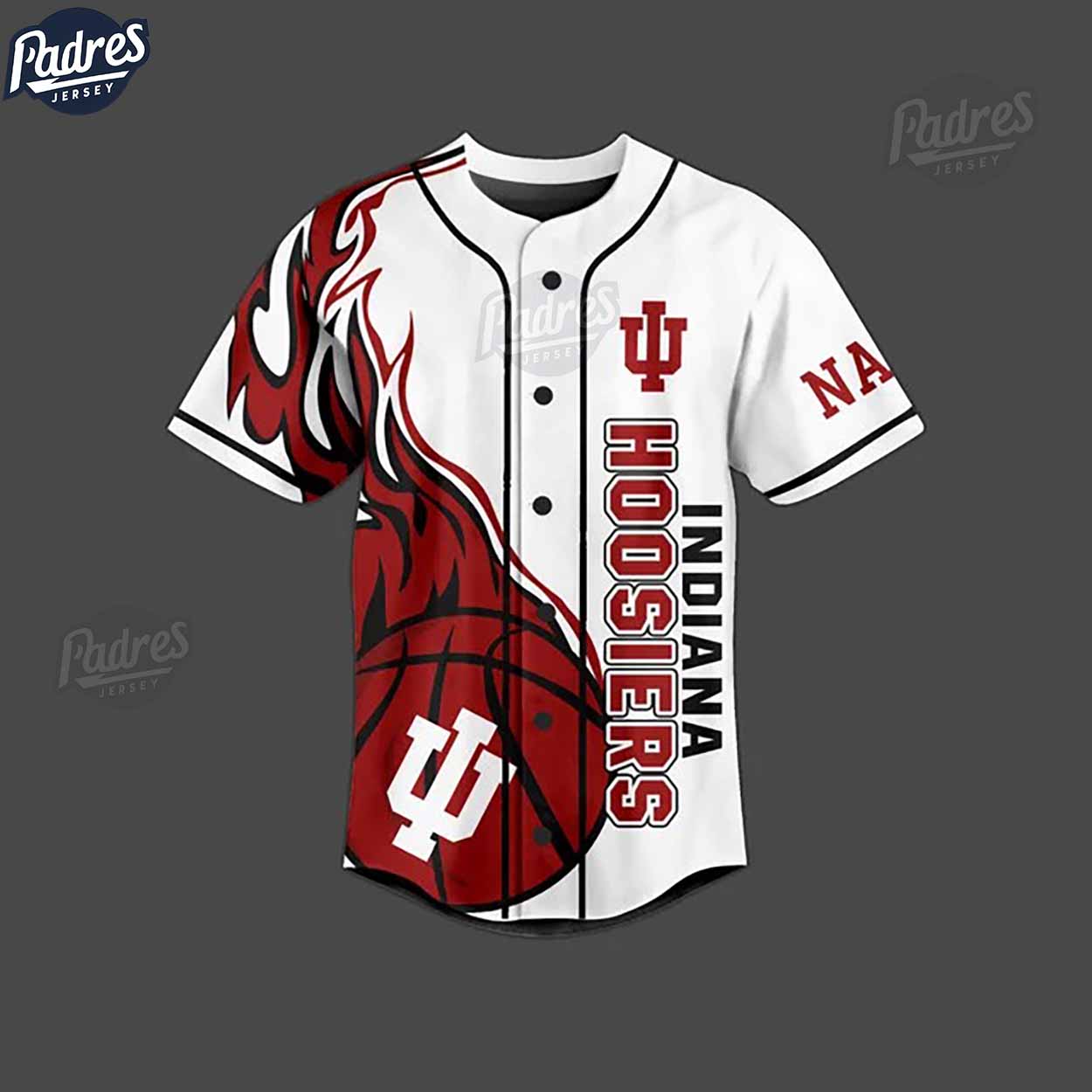 Indiana Hoosiers Basketball Team Custom NCAA Baseball Jersey - Padres Jersey Oasis: Elevate Your Baseball Style Game