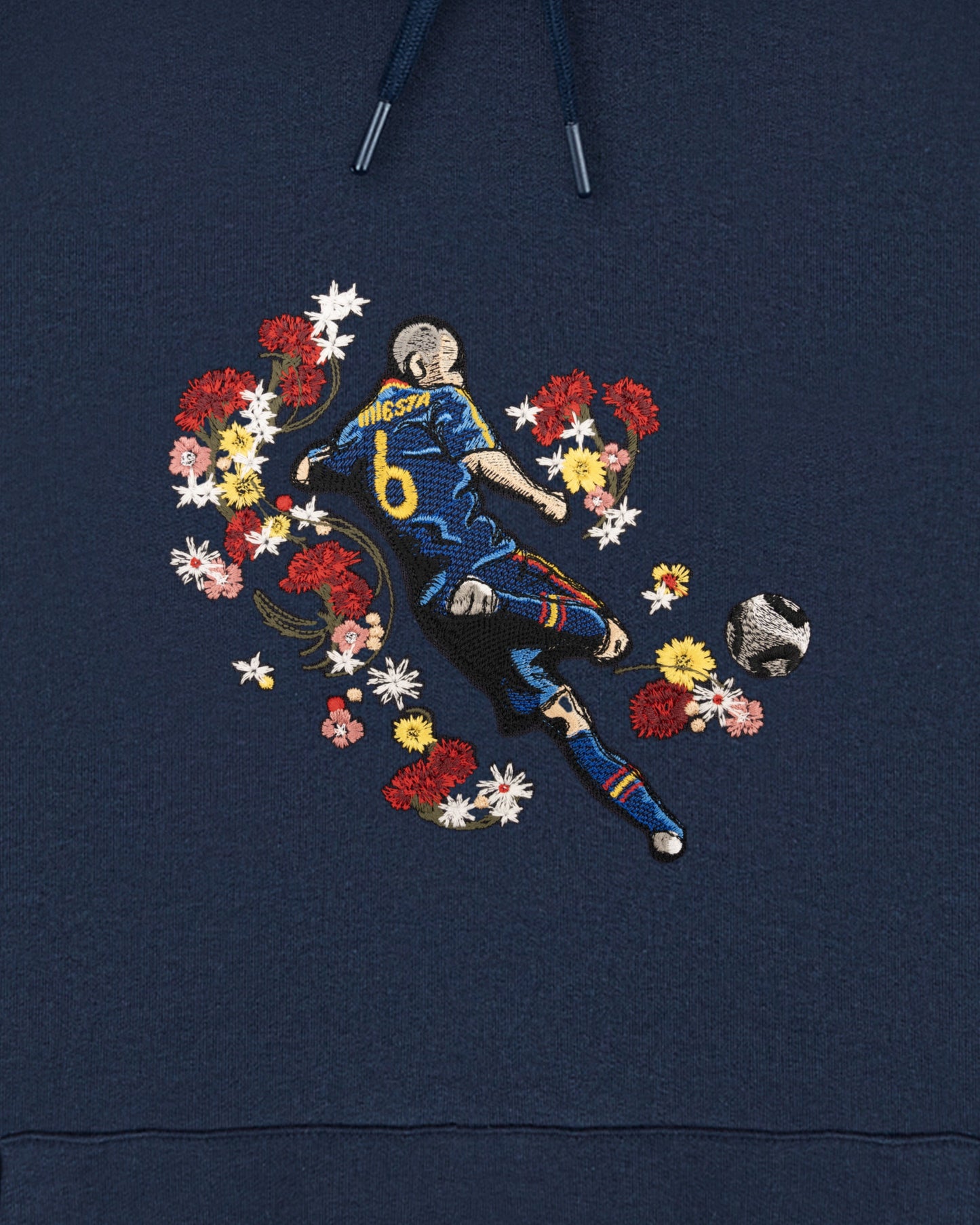 Flowers For Iniesta Hoodie