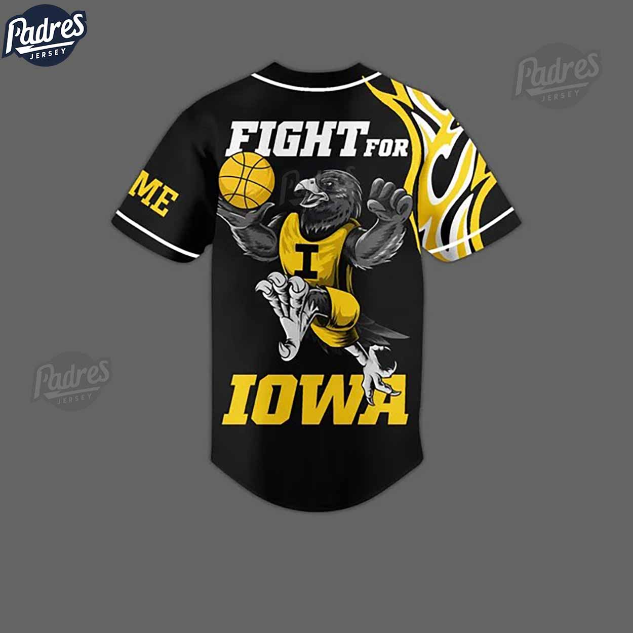 Iowa Hawkeyes Basketball Team Custom NCAA Baseball Jersey - Padres Jersey Oasis: Elevate Your Baseball Style Game