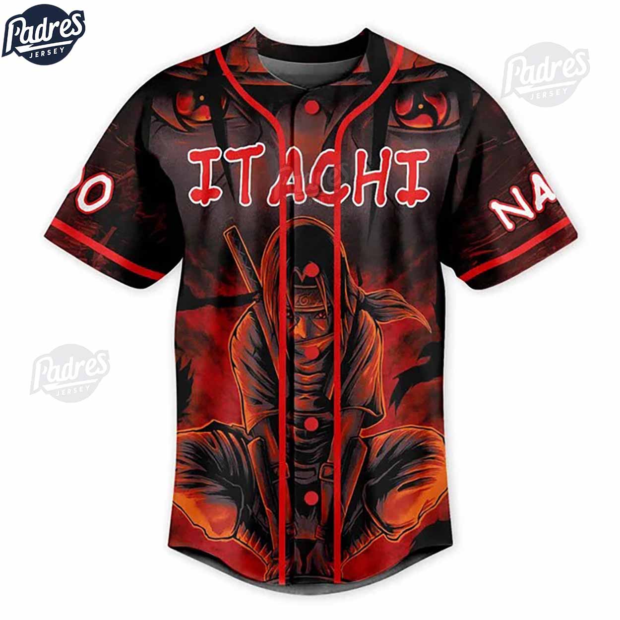 Itachi Uchiha Custom Baseball Jersey Online - Padres Jersey Oasis: Elevate Your Baseball Style Game