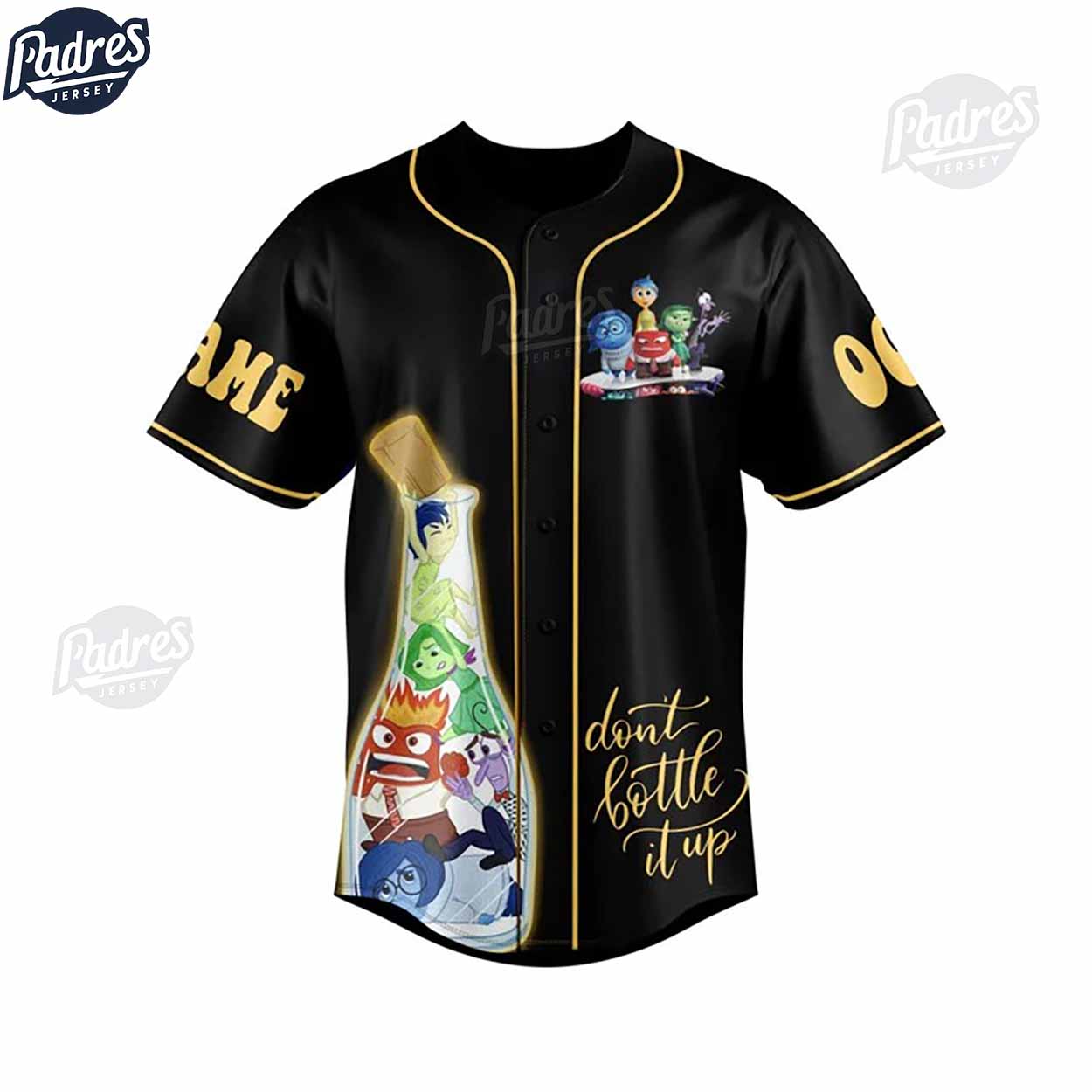 Its Okay To Feel All The Feels Inside Out Custom Baseball Jersey Style - Padres Jersey Oasis: Elevate Your Baseball Style Game