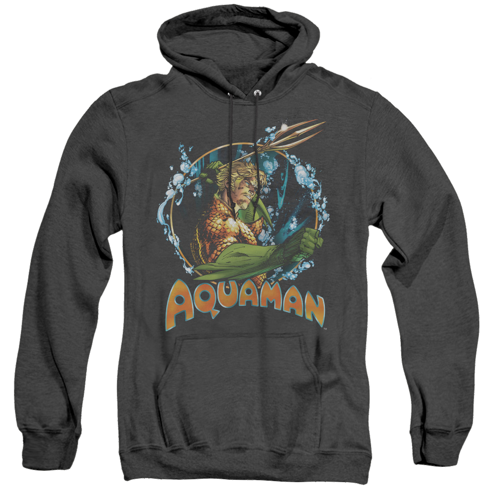 Aquaman Ruler Of The Seas - Heather Pullover Hoodie