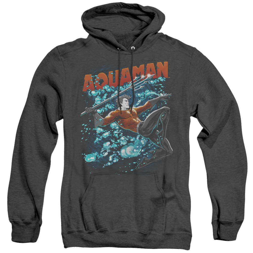 Aquaman Aqua Bubbles - Heather Pullover Hoodie