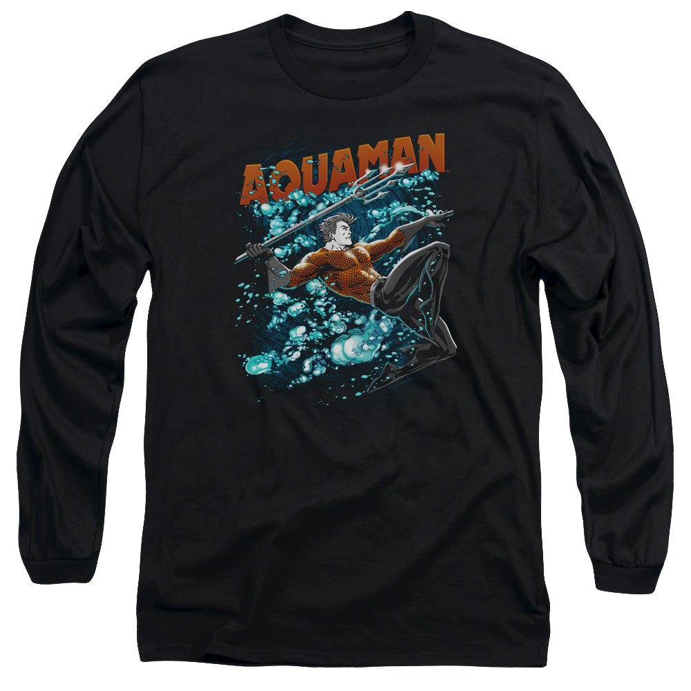 Aquaman Aqua Bubbles - Men's Long Sleeve T-Shirt
