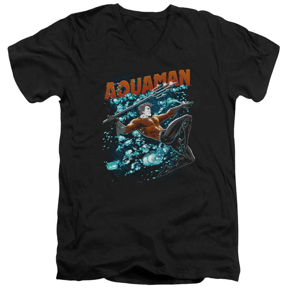Aquaman Aqua Bubbles - Men's V-Neck T-Shirt