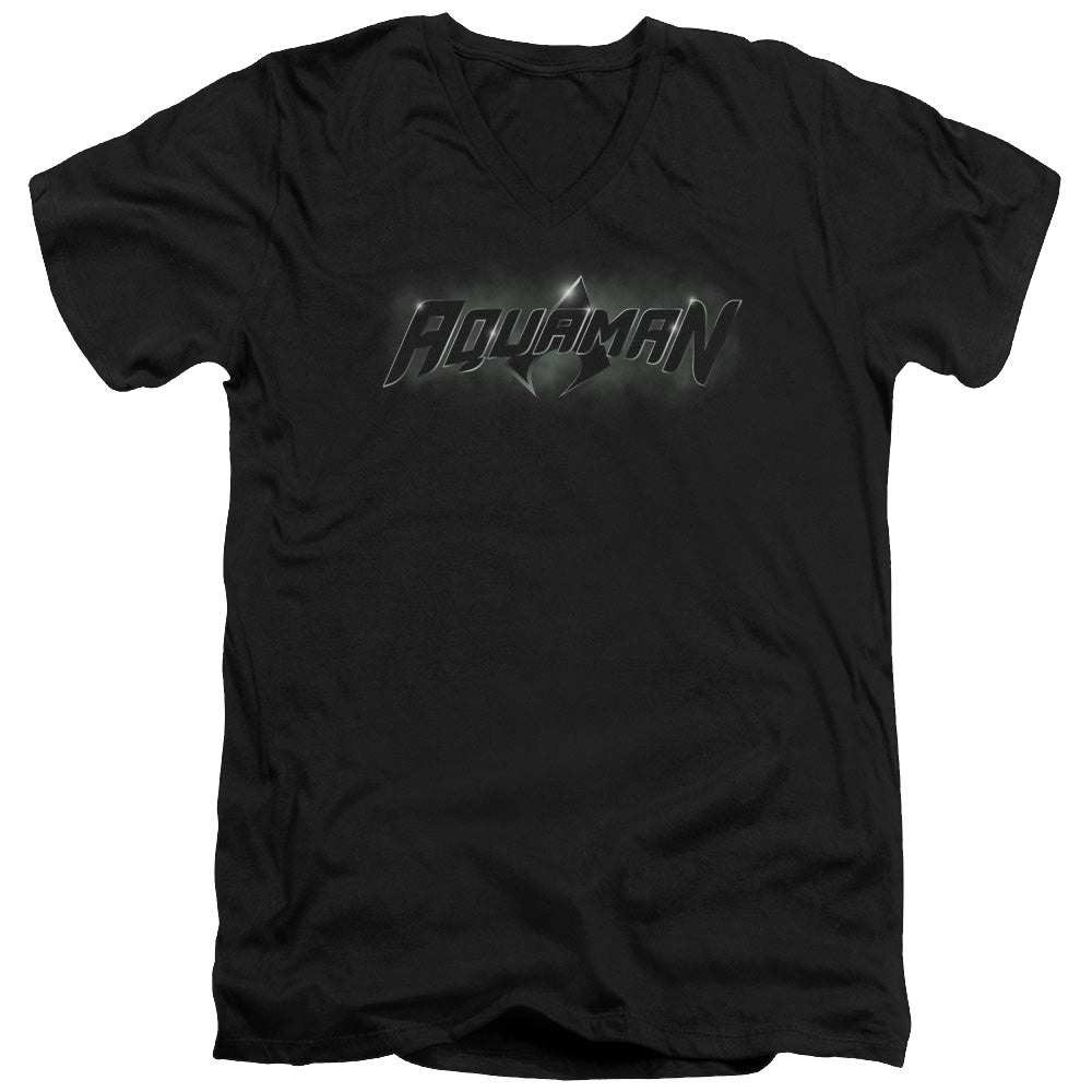 Aquaman Aquaman Title - Men's V-Neck T-Shirt