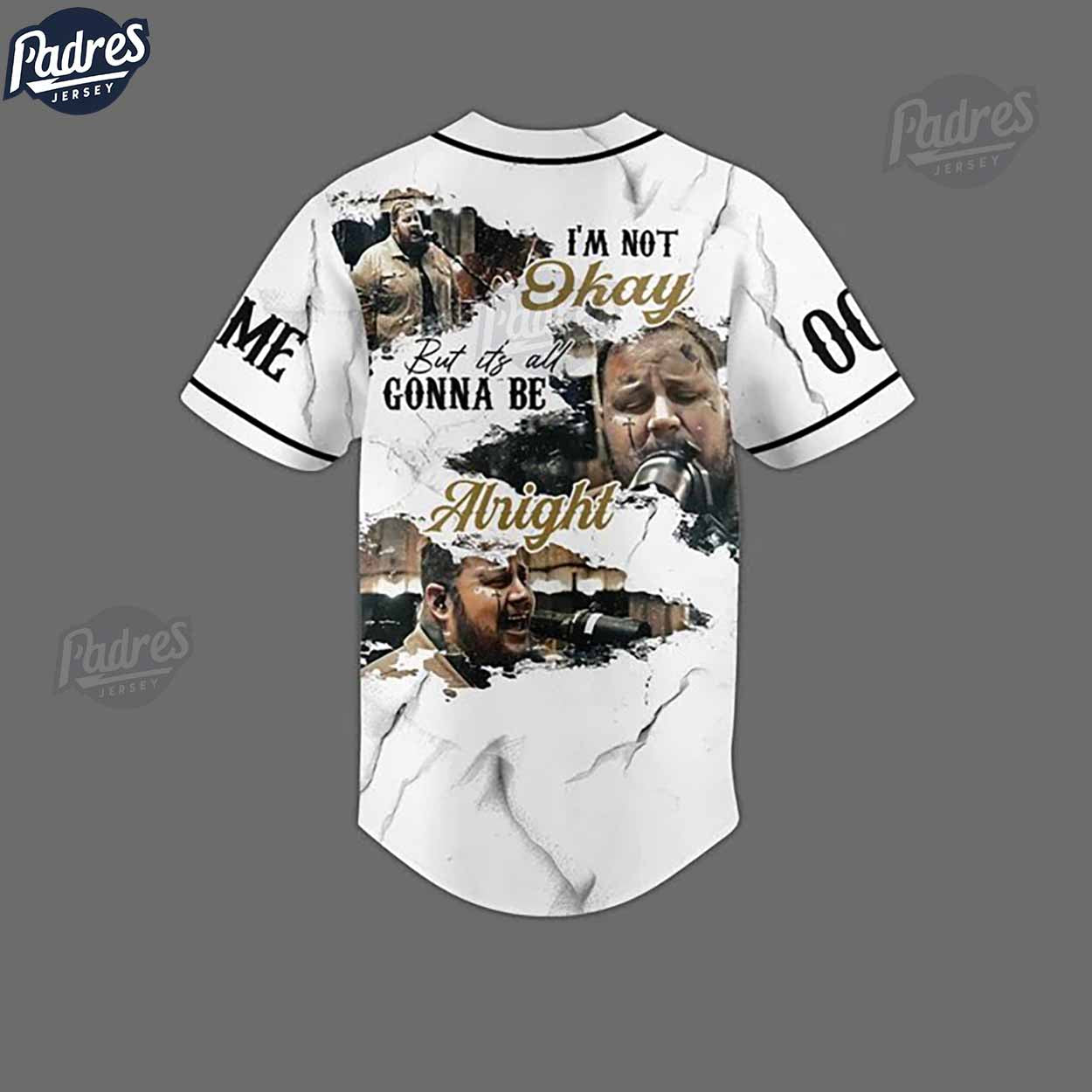Jelly Roll Custom White Baseball Jersey Fans - Padres Jersey Oasis: Elevate Your Baseball Style Game