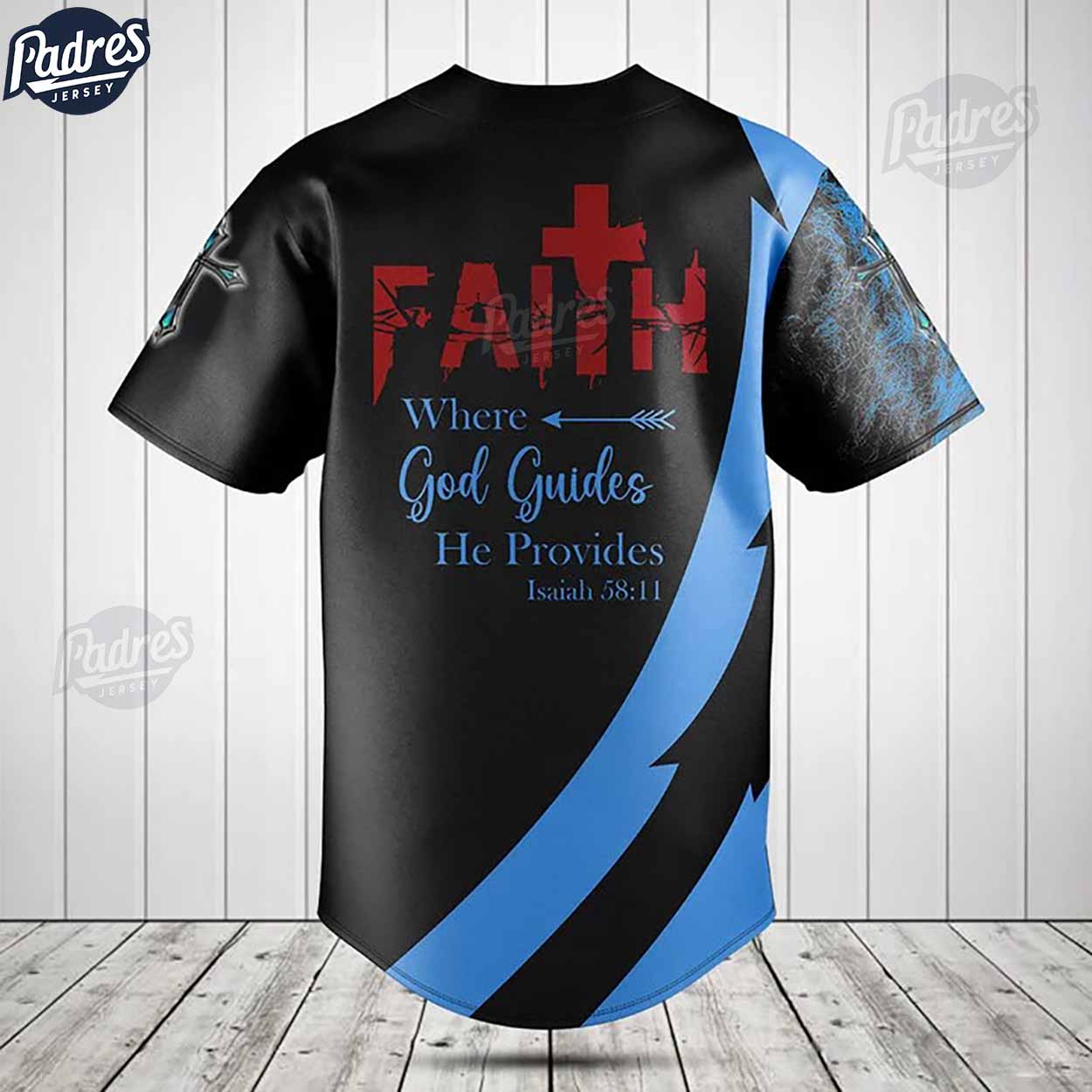 Jesus And Lion Faith Over Fear Baseball Jersey - Padres Jersey Oasis: Elevate Your Baseball Style Game