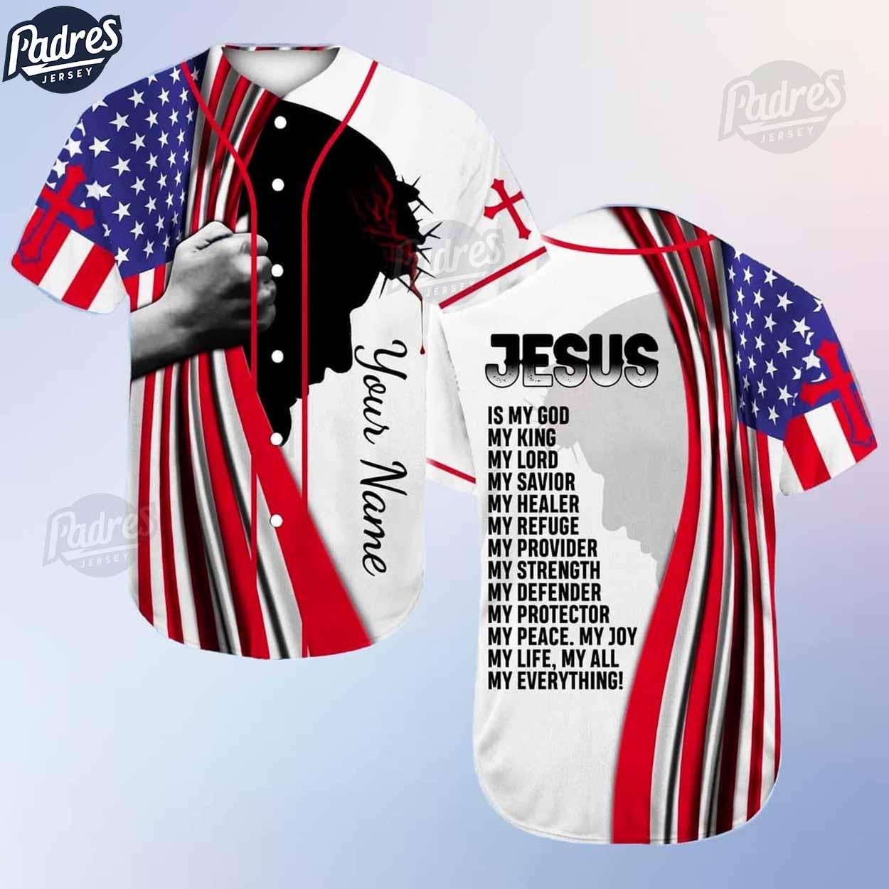 Jesus Is My Everything Custom Baseball Jersey - Padres Jersey Oasis: Elevate Your Baseball Style Game