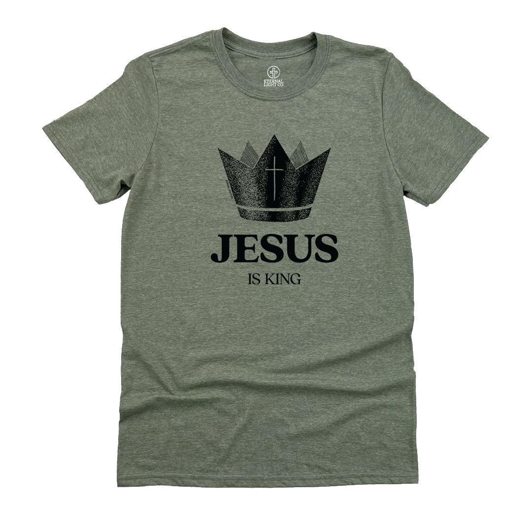 Jesus Is King Crown Tee