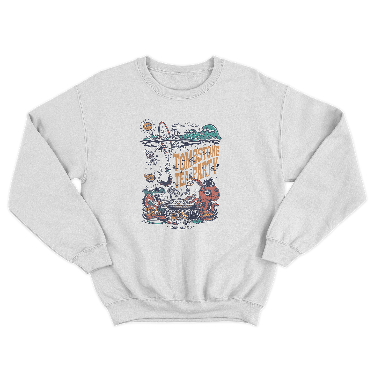 Tombstone Tea Party Crewneck Sweatshirt