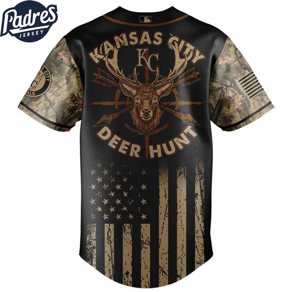 Kansas City Royals MLB X Deer Hunting Personalized Baseball Jersey - Padres Jersey Oasis: Elevate Your Baseball Style Game