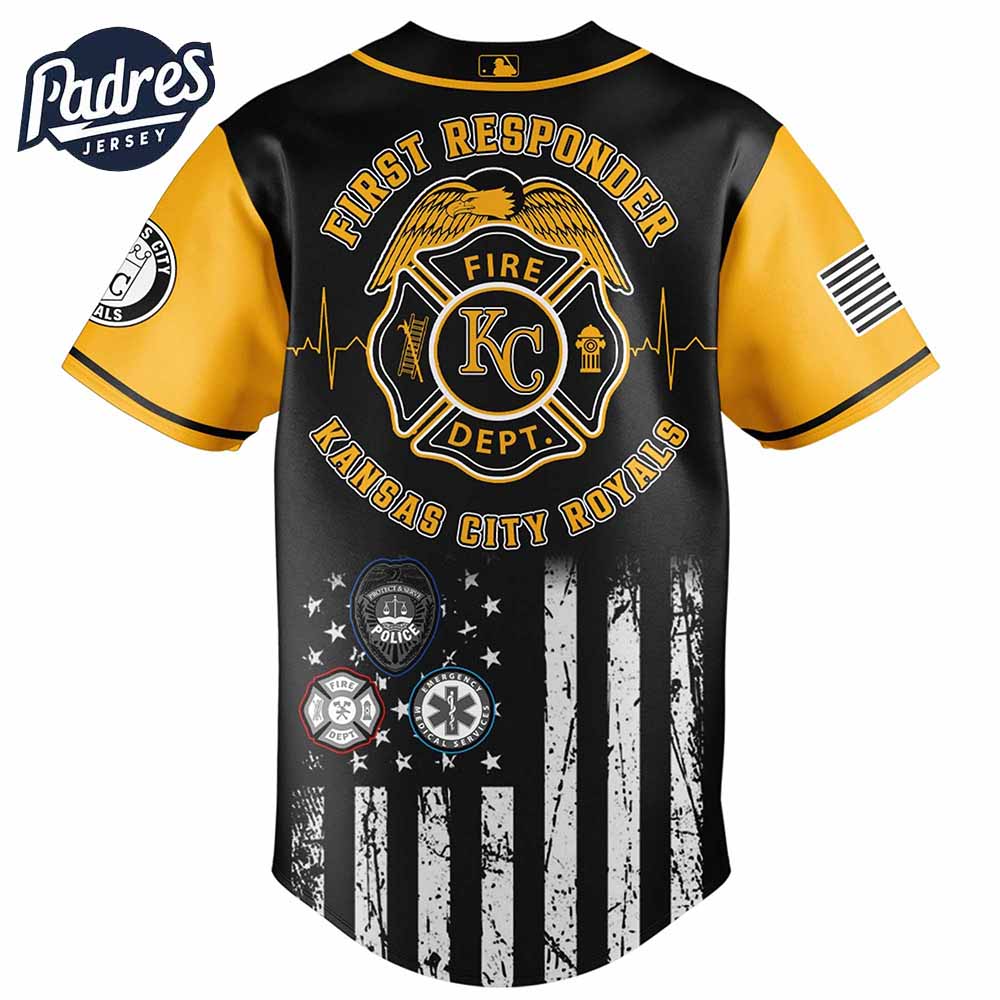 Kansas City Royals MLB x First Responders Baseball Jersey - Padres Jersey Oasis: Elevate Your Baseball Style Game