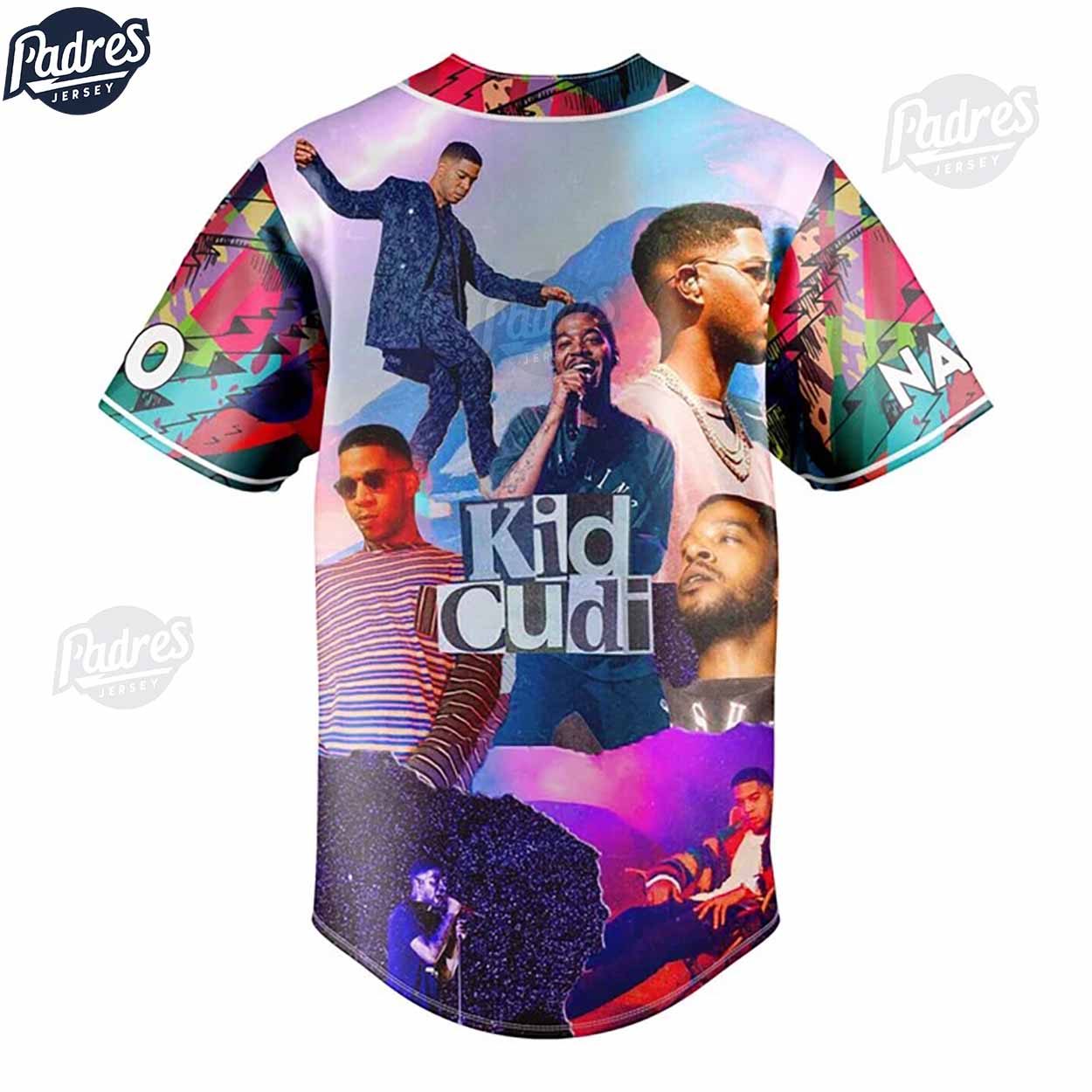 Kid Cudi Rapper Custom Baseball Jersey - Padres Jersey Oasis: Elevate Your Baseball Style Game